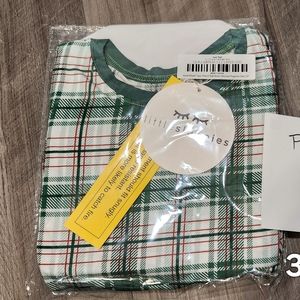 NIB Little Sleepies Noel Christmas plaid bamboo pajamas in 3T